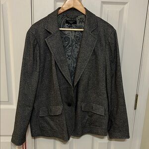 Talbots Charcoal Blazer